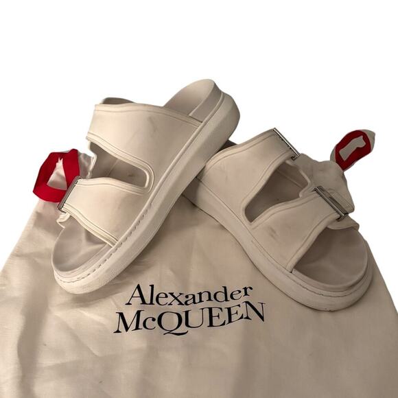 Alexander McQueen Hybrid Slide Sandals White Size 39.5 (US 9.5) - Picture 8 of 8
